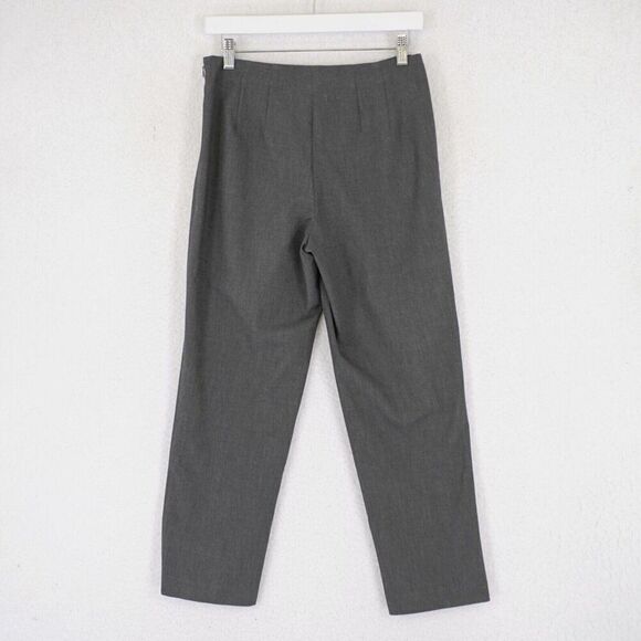 Talbots Stretch Polyester Dress Pants Size 2 Work Attitre Pleated Side Zip 28/26 - Picture 3 of 7